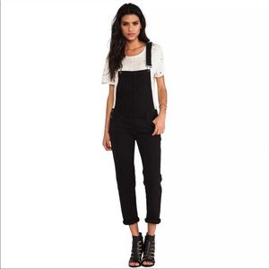 PAIGE // Vintage Black Sierra Denim Overalls
Cropped-size 24